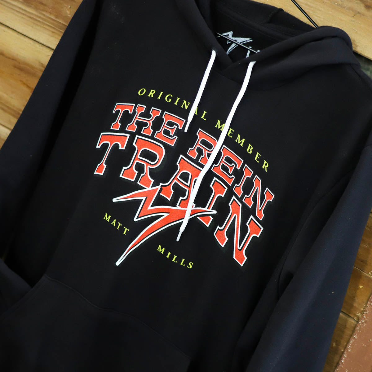 The Rein Train Hooded Sweatshirt (Black) – Matt Mills Reining