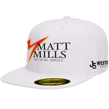 Official Matt Mills - J5 Western - Premium White Fitted Cap