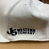 Official Matt Mills - J5 Western - Premium White Fitted Cap